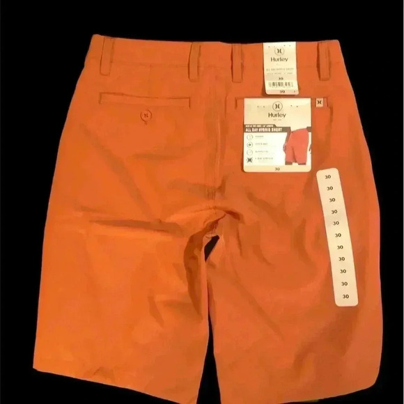 🔥Hurley Men's Orange Shorts🔥 - Picture 3 of 9